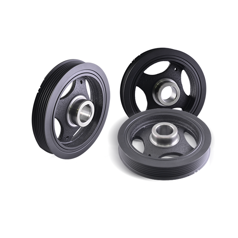 Blangko ang basag na crankshaft damper pulley - Green Sand Casting - Gray Iron Casting - HT250